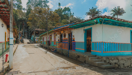 Calles del pueblo de Salento, Quindío, Colombia