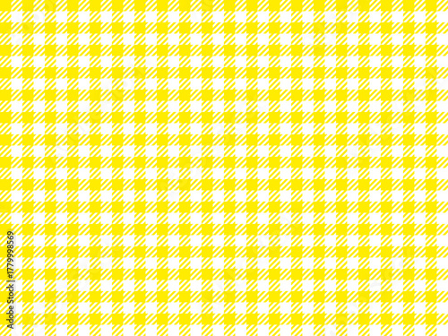 チェック斜1、1黄色