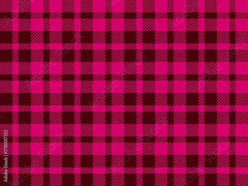 チェック斜2-3、18茶