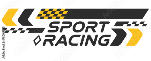 Sport Racing Logo Vector Design - Modern and Dynamic Graphic