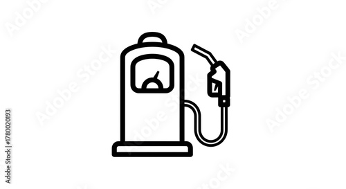Gas Station Icon - Fueling Up for the Road Ahead.