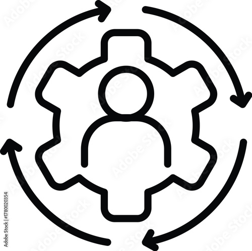 alignment in outline style