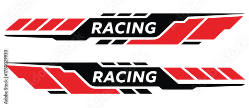  racing sport stripes for car door side decals