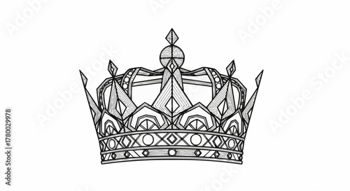 crown isolated on white