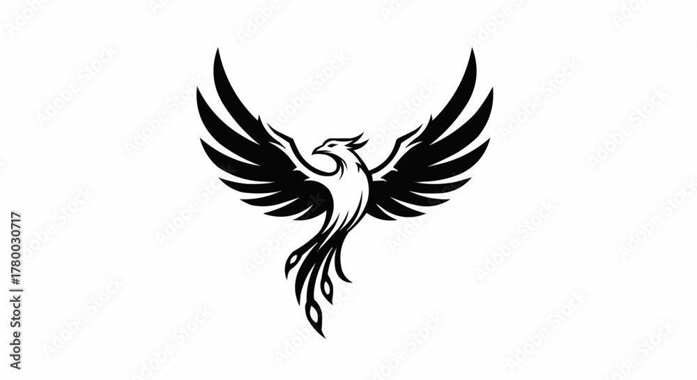 Fototapeta premium eagle with wings