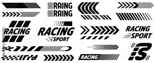  Racing  Stripes, Arrows, and Sporty Designs