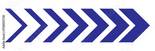 colourful arrow. dynamic moving arrow representing speed, acceleration, fast. transparent png and vector illustration.