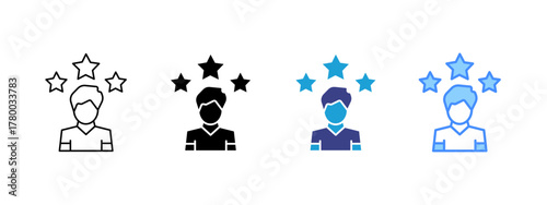 Leader Collection icon set multiple style collection