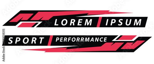 Sport Performance Graphic Design Template - Editable Text and Stylish Elements