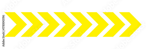 Arrow moving dynamic symbols. Road lines arrow zigzag chevron speeds flat style.