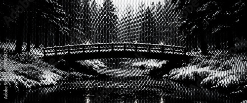 Vintage photo of an old film camera and projector with grunge texture and light backdrop concept.