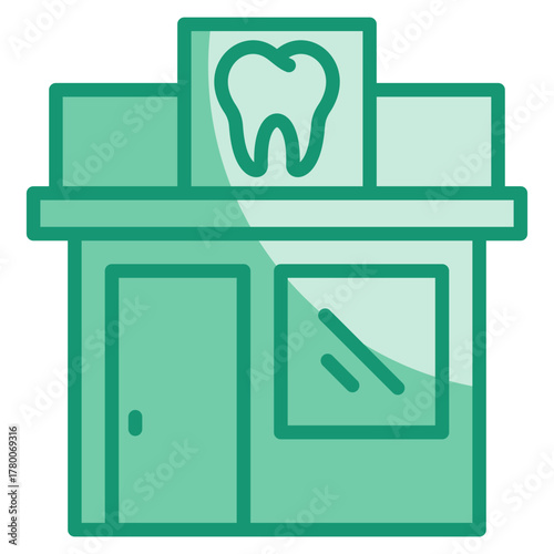Dental Clinic Icon Element For Design