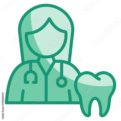 Dentist Icon Element For Design