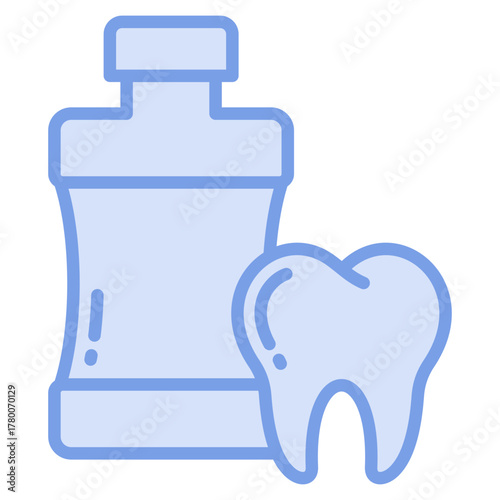 Mouthwash Icon Element For Design