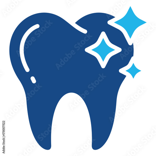 Tooth Whitening Icon Element For Design