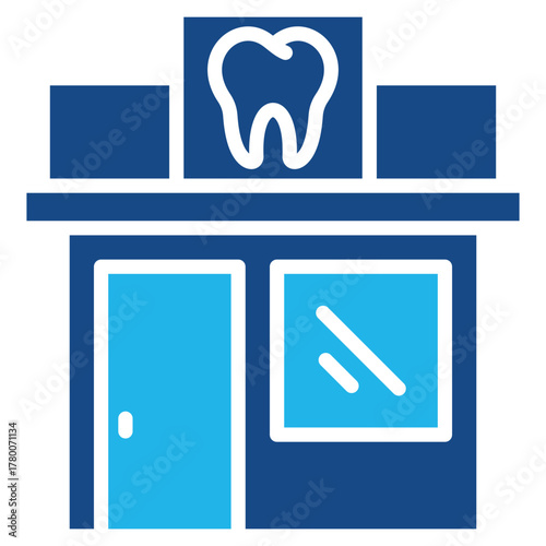 Dental Clinic Icon Element For Design