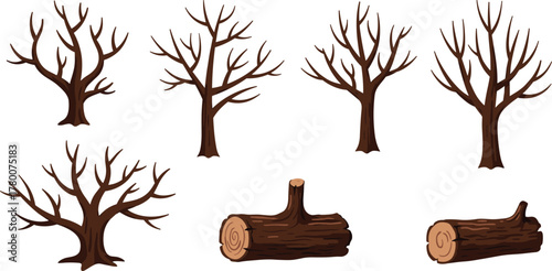 Professional Painter and Decorator Silhouettes Set, Four Construction Workers Holding Paint Roller, Brush, and Bucket, Home Renovation and Improvement Job Occupation Icons Vector Collection