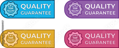 Top selling product badge design. Bestselling badge. Top selling product template design.  