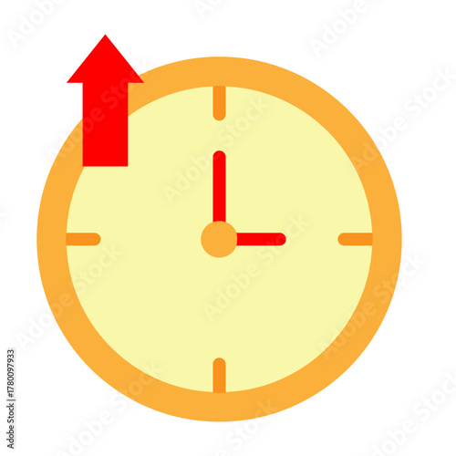 System Uptime Vector Flat Icon Design