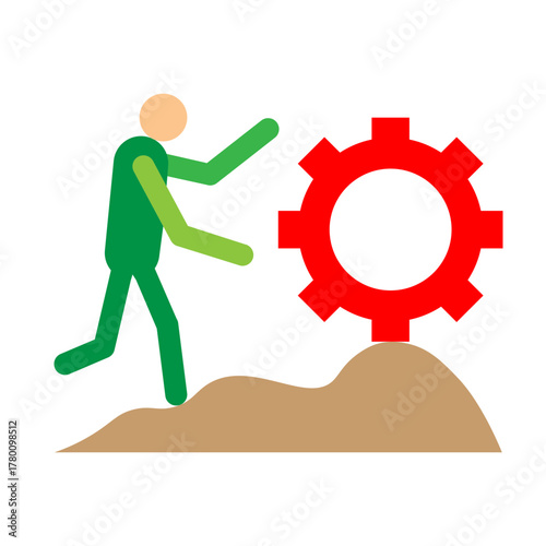 Assertion Symbol Vector Flat Icon Design