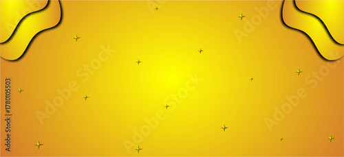 abstract yellow background with star 