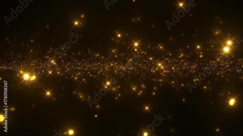 Micro light bursts appearing randomly across the frame 