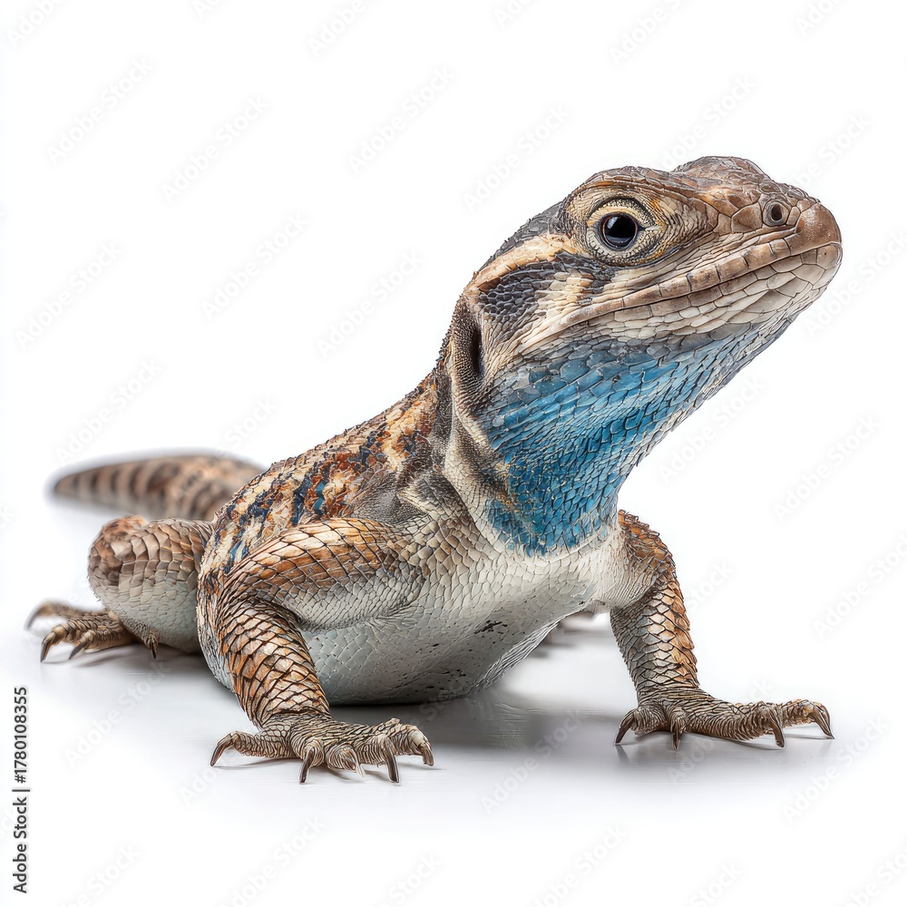 Obraz premium Hyperrealistic lizard image studio setting gigapixel quality detailed viewpoint wildlife concept