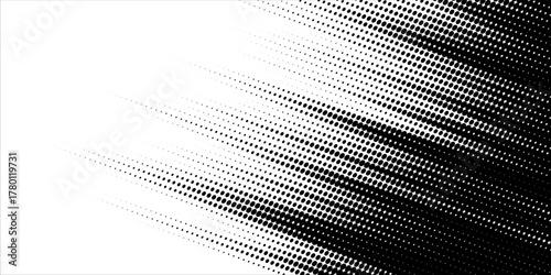 modern.Abstract Halftone Black And White Pattern With Dotted Texture For Modern Design In Digital Art