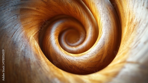Fototapeta Naklejka Na Ścianę i Meble -  Abstract spiral wood texture