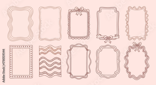set of hand drawn vector illustration