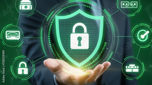 man hand holding a green screen