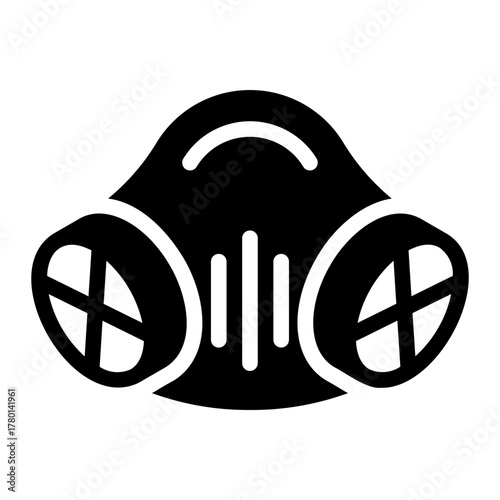 face mask glyph icon