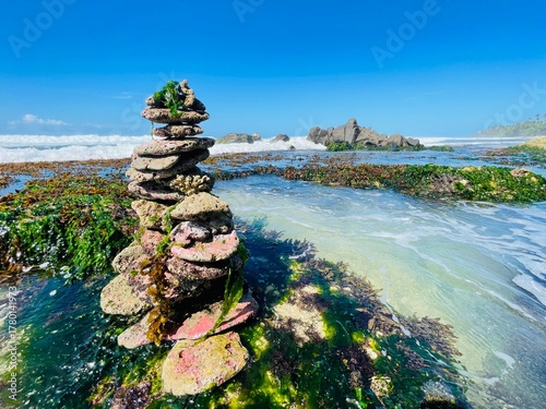 stones in beach 