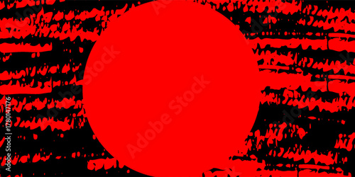 Fototapeta Naklejka Na Ścianę i Meble -  A mesmerizing 3D rendering depicting a dark tunnel formed by swirling red and pink neon lines, creating an abstract background that draws the viewer into its depths.