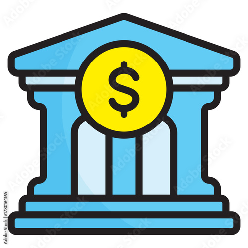 Bank Building Icon