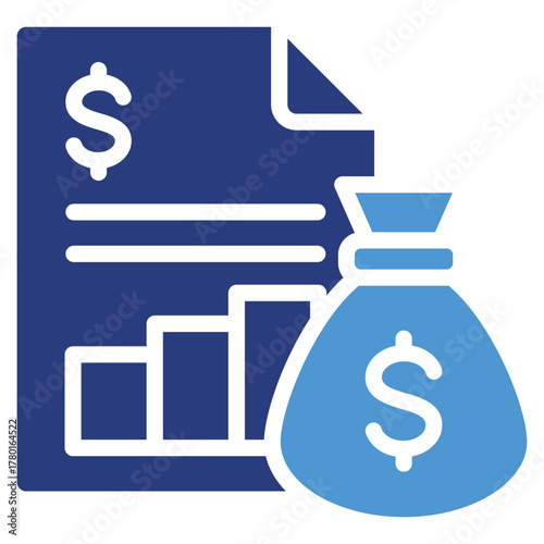 Financial Report Icon