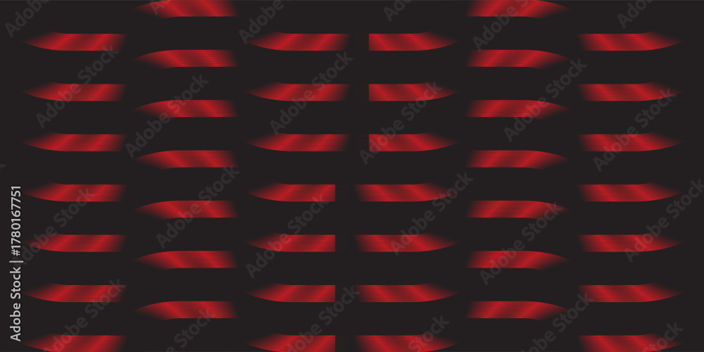Fototapeta premium Set of red gradient metallic shiny design banner decoration. dark red gradient texture background
