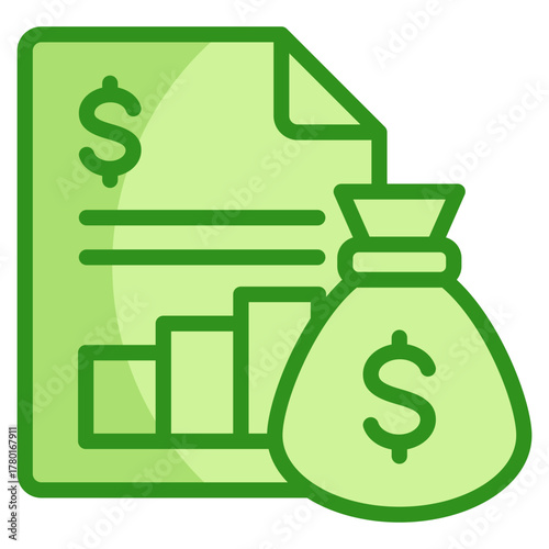 Financial Report Icon