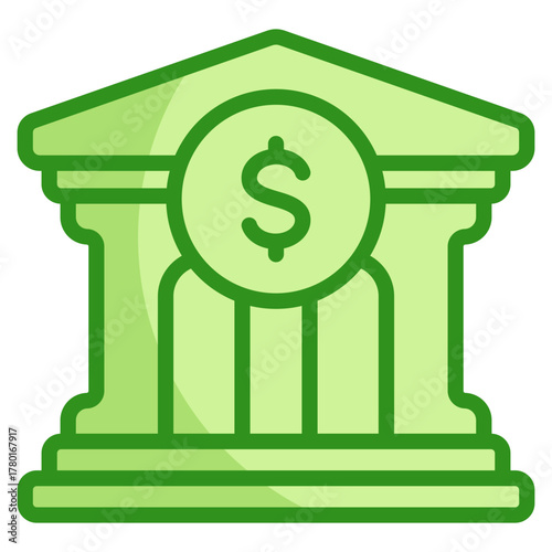 Bank Building Icon