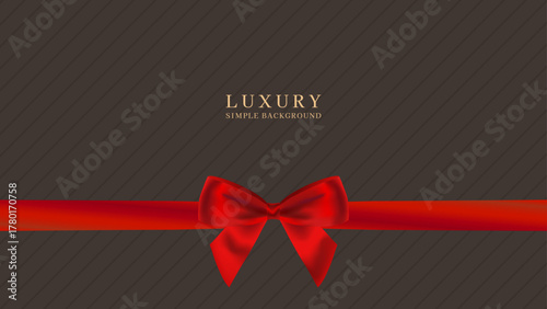 リボンをあしらった高級感のある背景