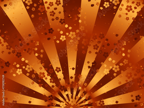 桜、後光、9オレンジB