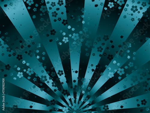 桜、後光、16青緑B