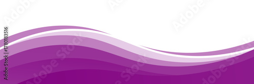 Purple abstract wave background with smooth curves and gradient layers