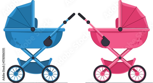 baby carriage vector illustration