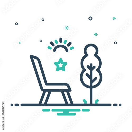 Mix icon for outdoor spaces