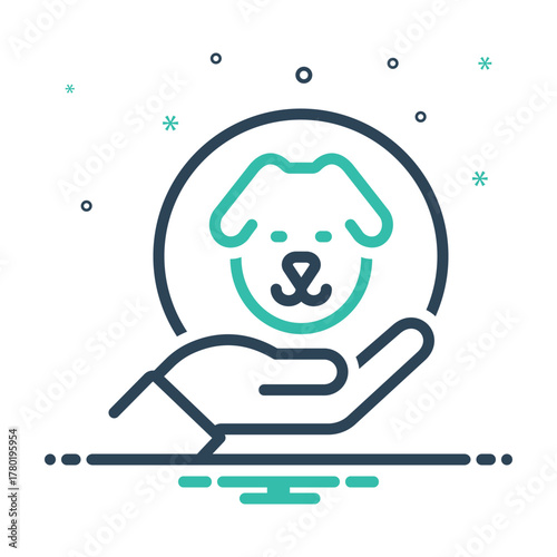 Mix icon for pet friendly