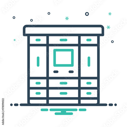 Mix icon for parcel lockers