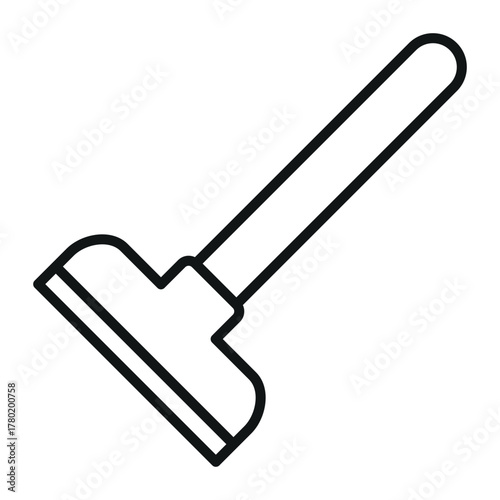 toilet plunger icon vector design template