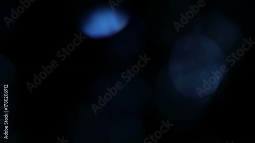 Blue Bokeh background loop animation 