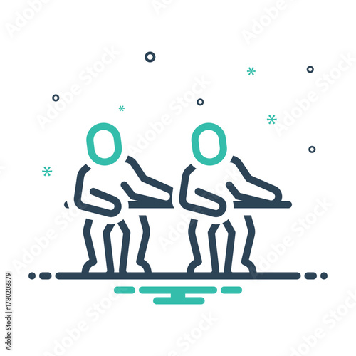 Mix icon for collaborative effort